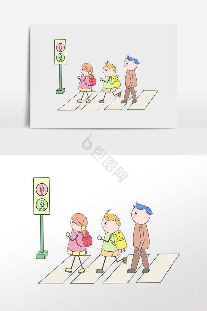 人过马路图片-人过马路素材免费下载-包图网