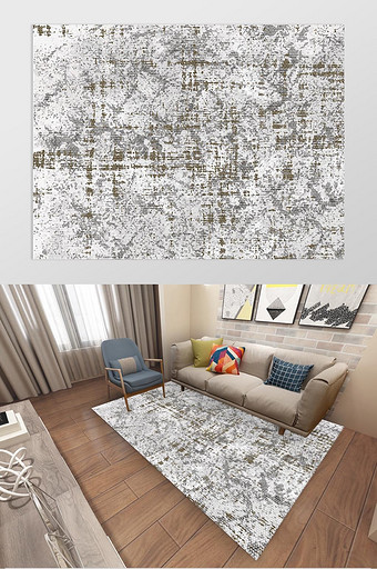土耳其民族风简约涂鸦客厅沙发垫地毯图案图片