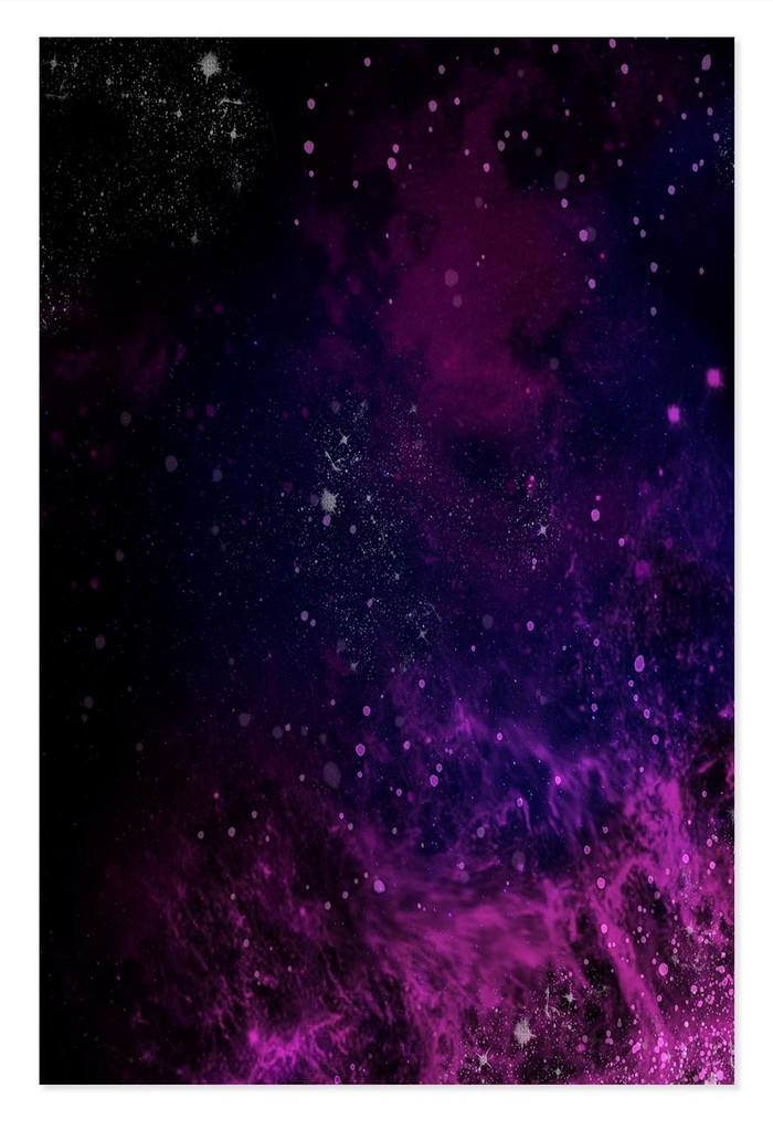 紫色渐变时尚唯美浪漫梦幻星空星座背景