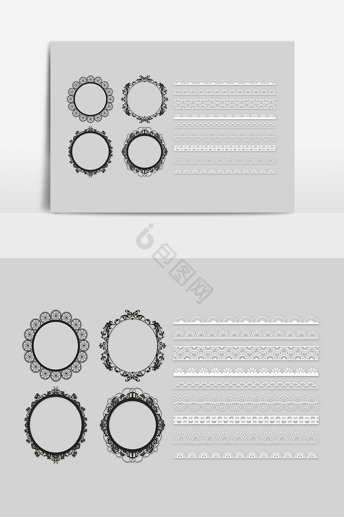 当前位置:>包图网>广告设计图库>下载欧式花纹装饰边框下载手帐贴纸