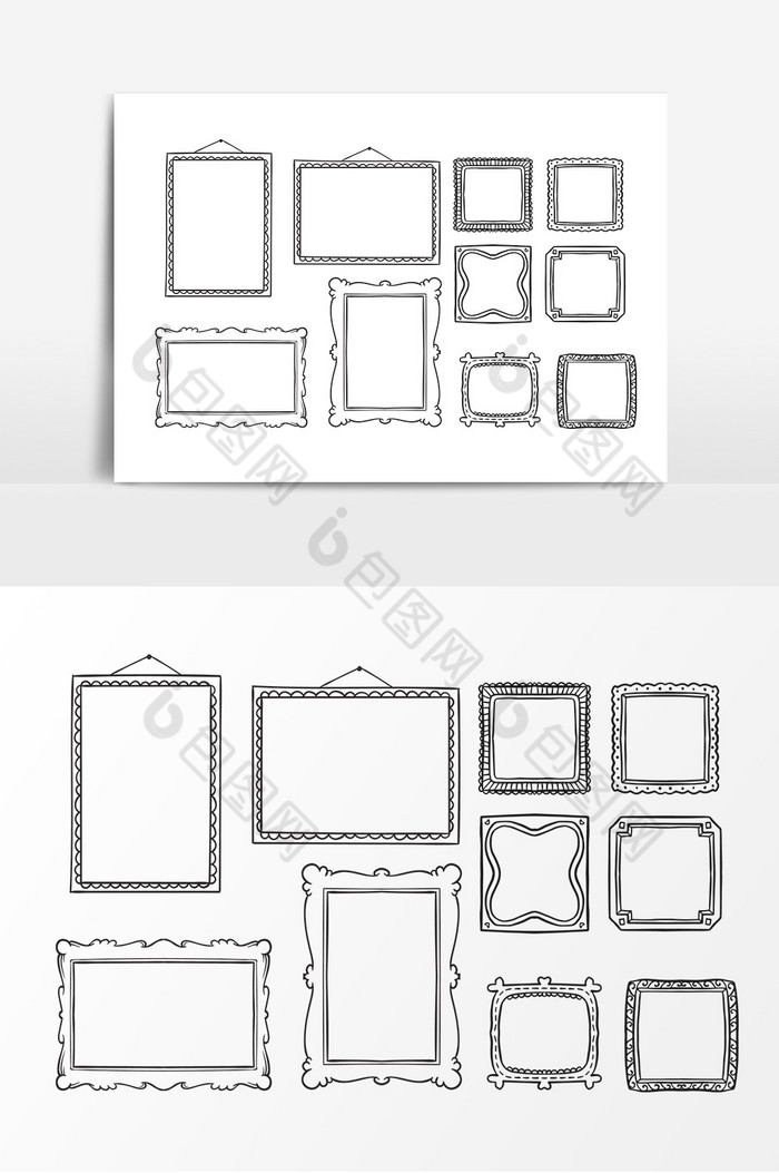 相框边框图片
