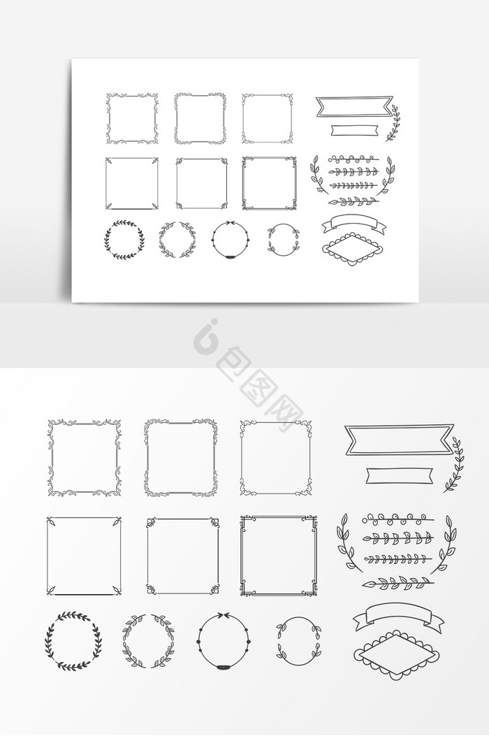 边框花纹装饰图片