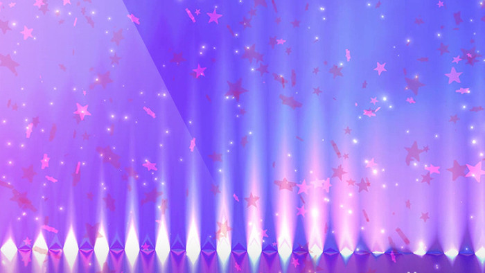 粉色五角星斑点梦幻晚会年会婚礼背景视频