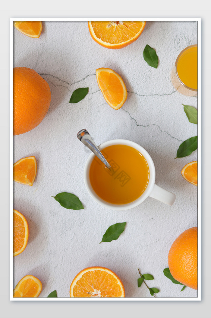 鲜榨橙汁橙子柑橘丑橘广告海报图片