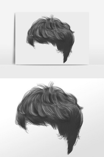 高清图片 卷发发型图片本素材所属分类为广告设计 ,主要用途为手绘