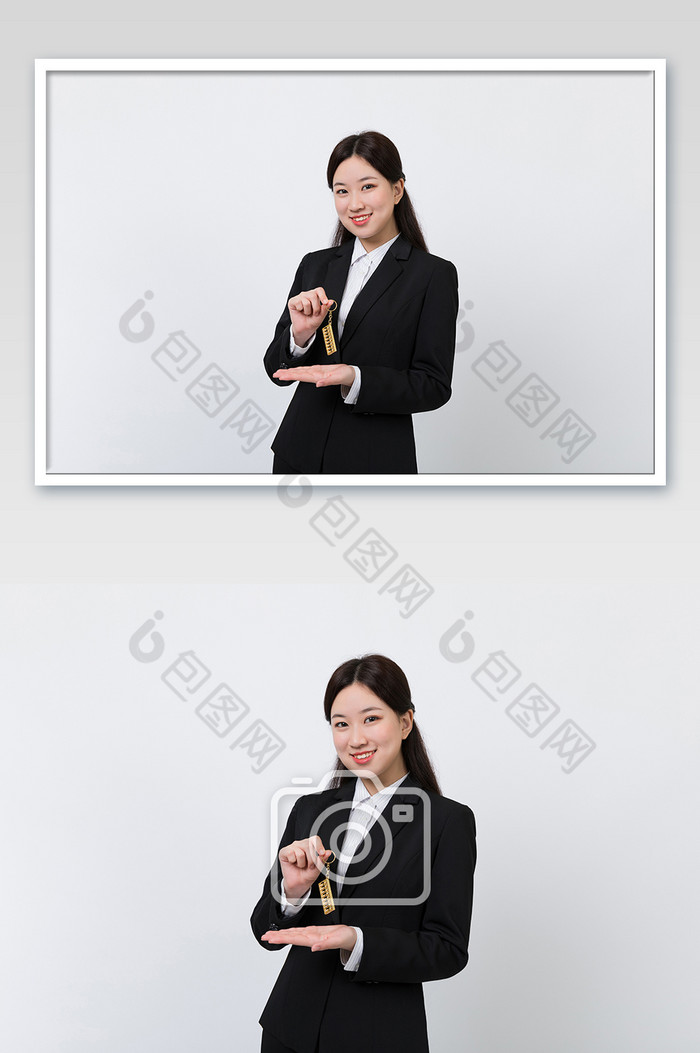 商务职业女性微笑摄影图片图片