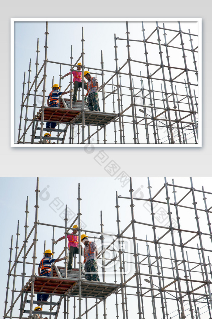 城市建设者建筑工地施工图片