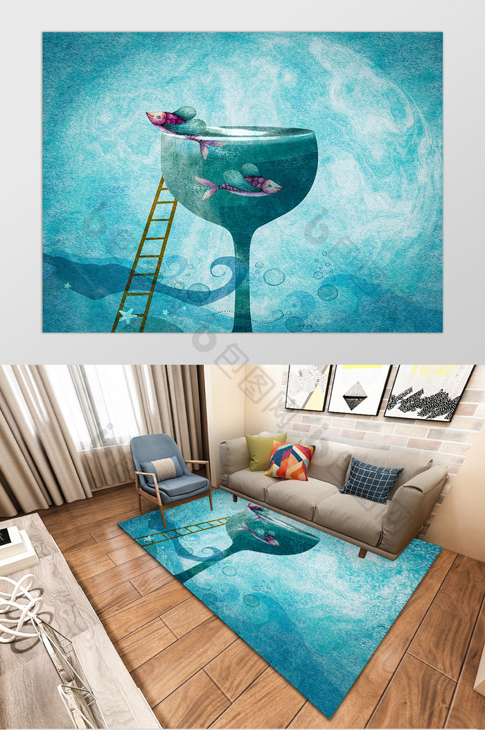 装饰沙发地毯室内地毯图片