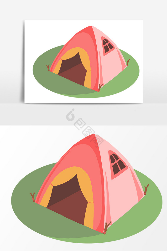 露营帐篷形象图片