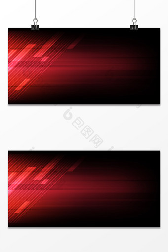 红色渐变商务科技科幻线条5G背景图片