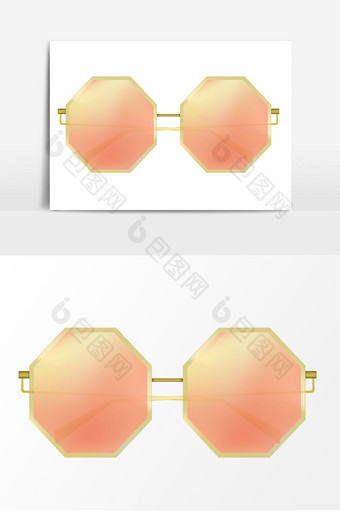 时尚太阳镜墨镜矢量元素图片