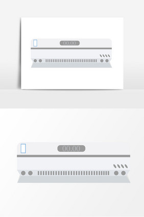 卡通空调矢量元素