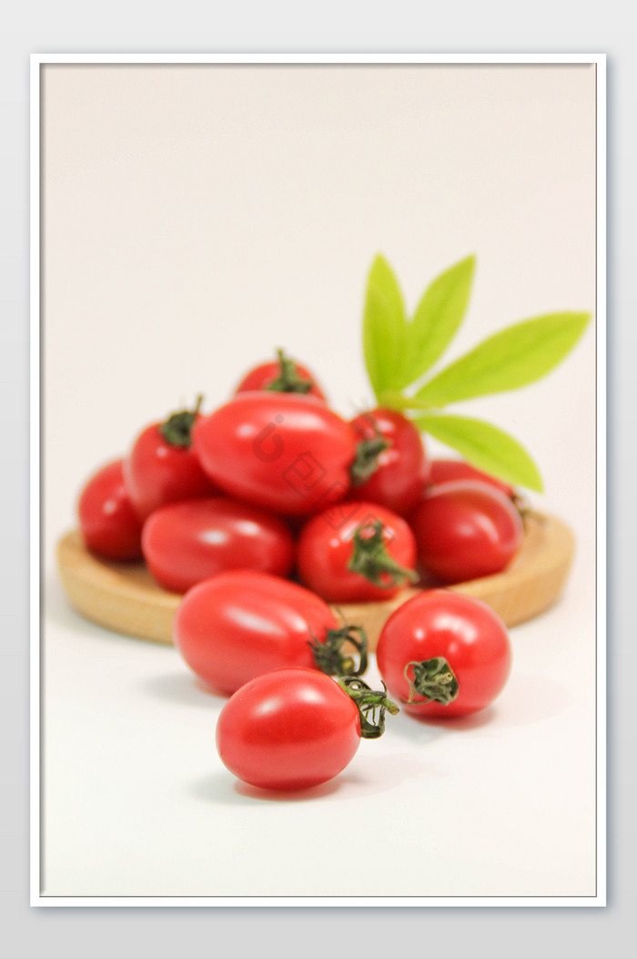 清新小番茄特写美食摄影图图片
