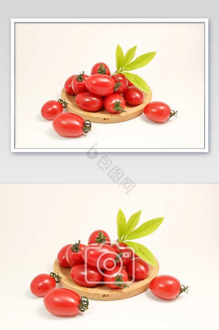 新鲜圣女果小西红柿红色摄影图图片