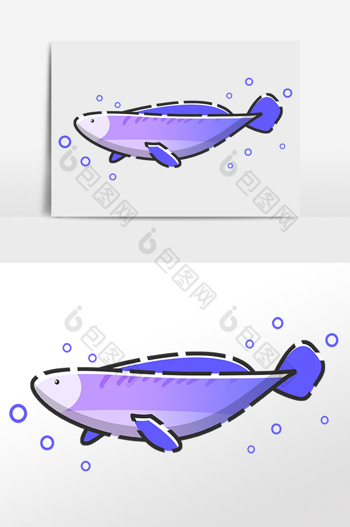 海洋生物热带鱼插画图片图片