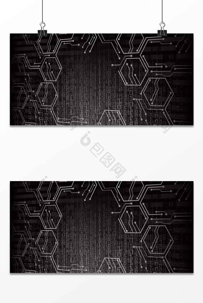 科技线条几何透明黑白灰堆叠图片图片