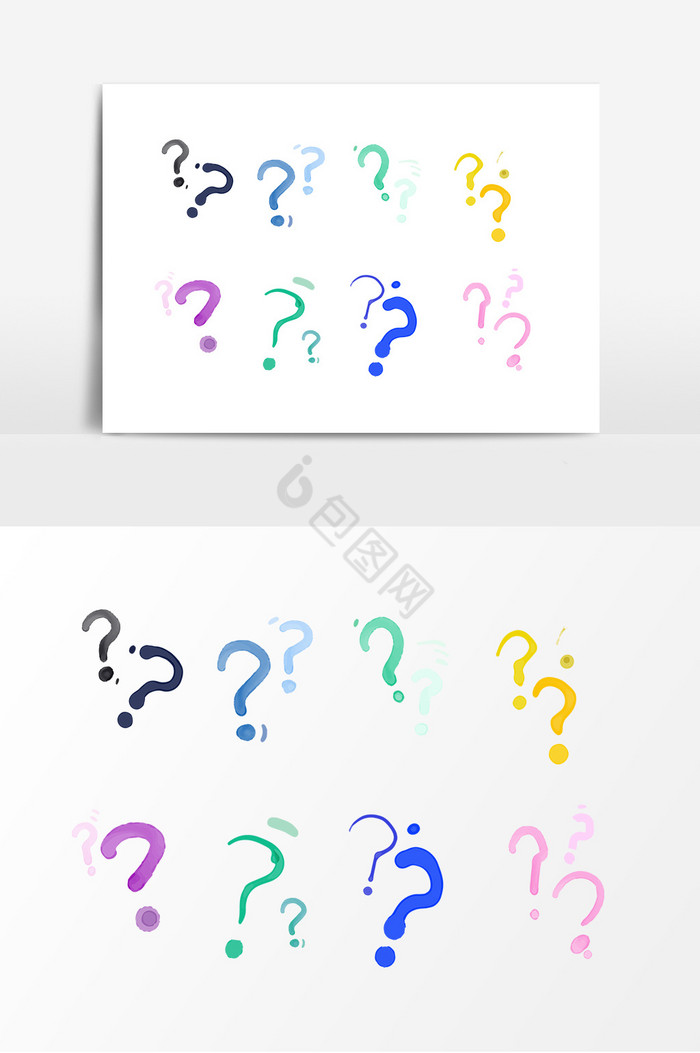 问号插画图片下载-包图网