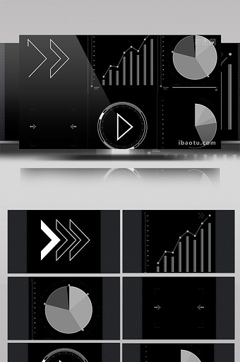 5组ui科技图表图片