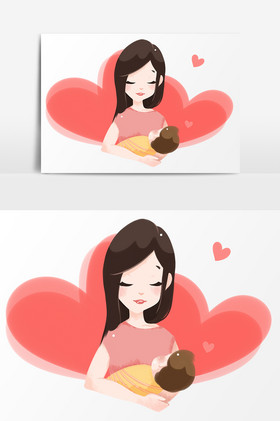 妈妈温柔的怀抱