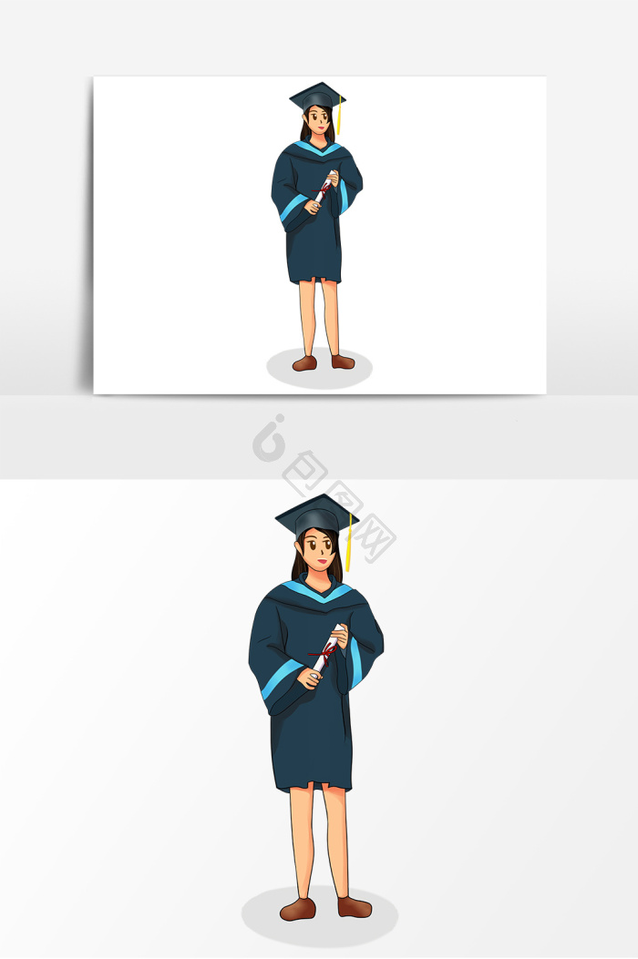 学士帽卡通图片-学士帽卡通素材免费下载-包图网