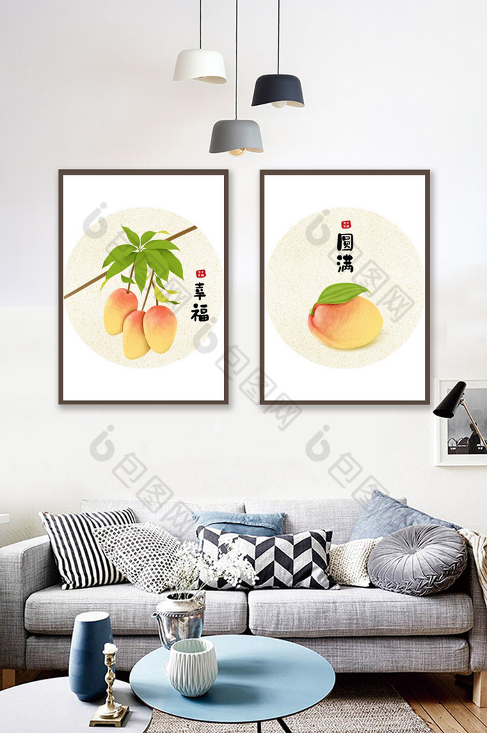 创意水果芒果图片