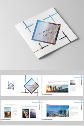 高端简约大气企业画册