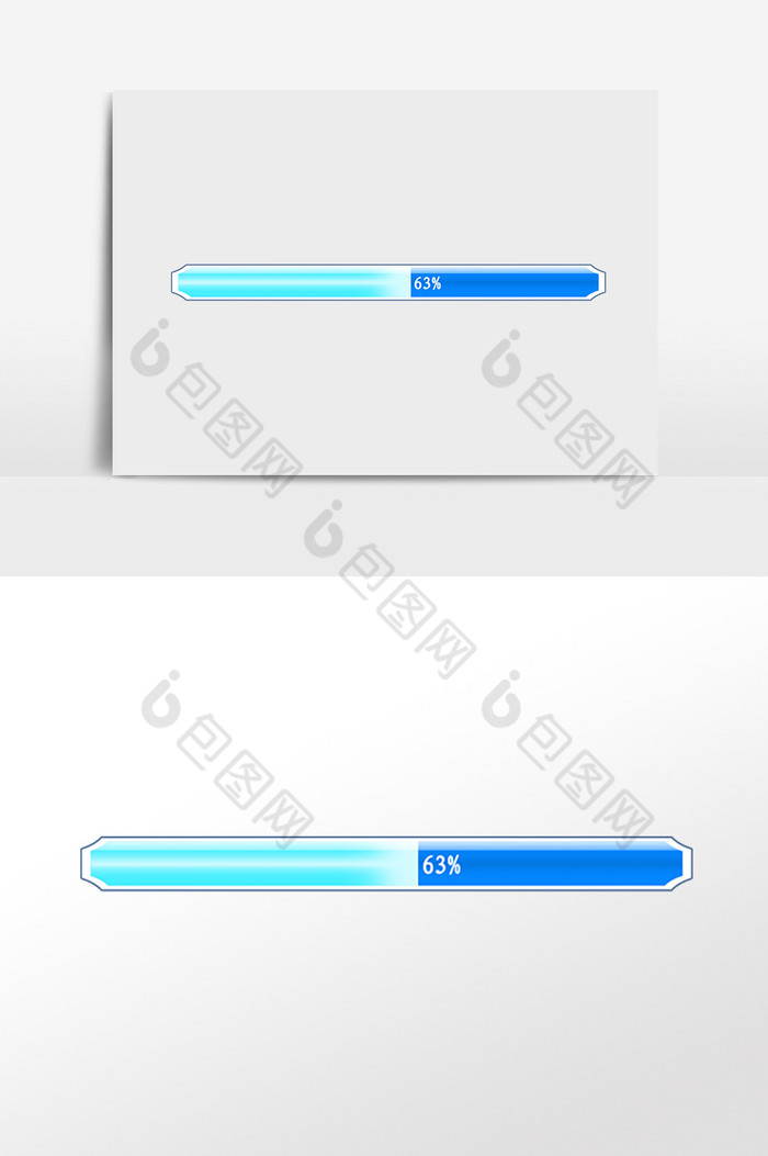 进度条百分比界面条插画图片图片