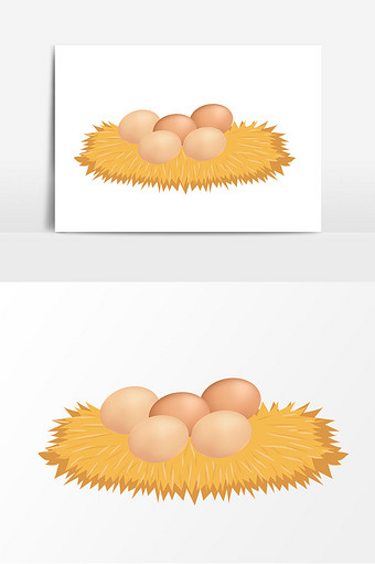 设计素材鸡蛋矢量
