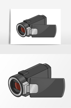 摄像机卡通形象元素