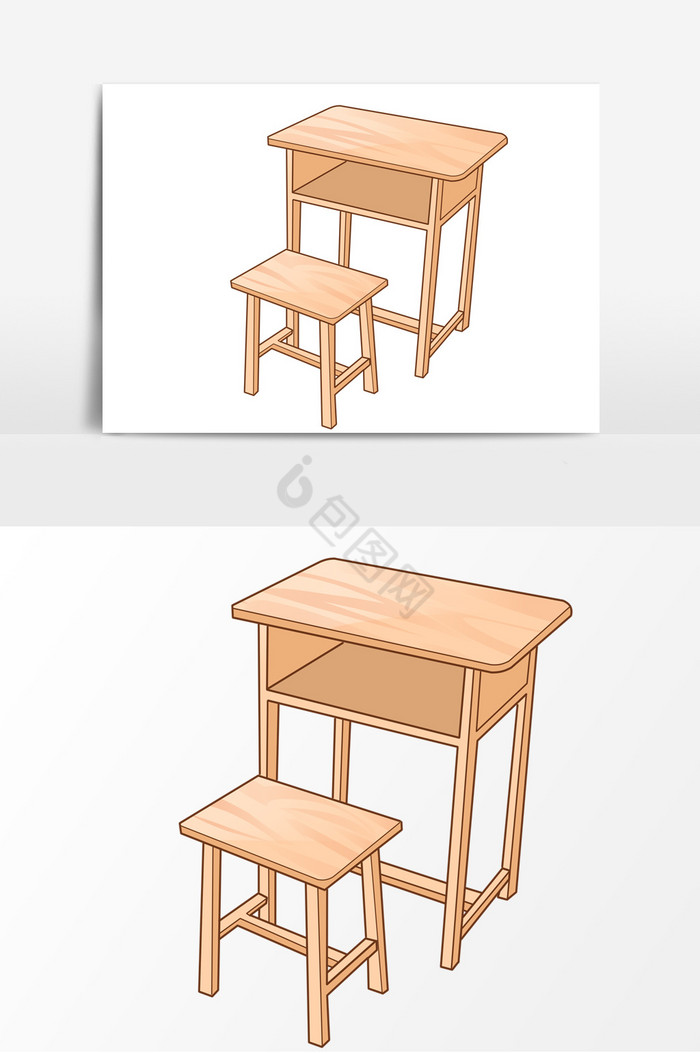 课堂教室课桌椅