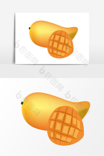 水果芒果矢量元素图片