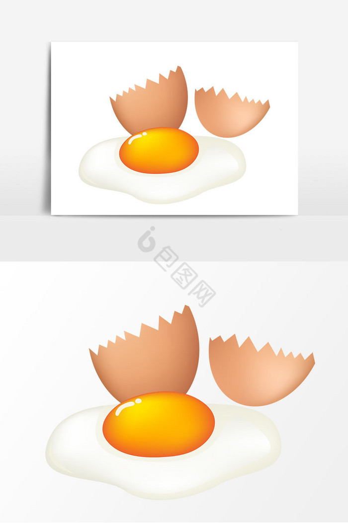 鸡蛋破裂图片