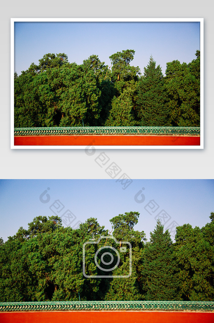 红色城墙景观摄影图图片图片