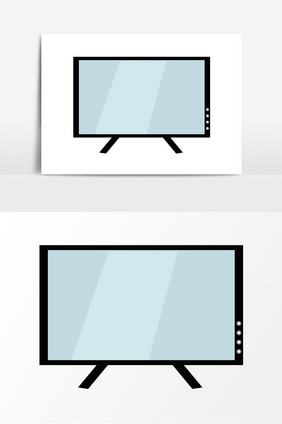 电脑电视屏幕矢量元素