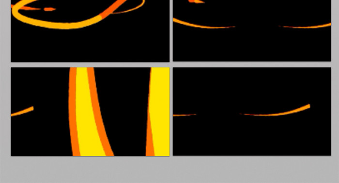 凉爽动漫卡通动态液体过渡转场