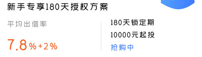 白色简约金融理财app体验金券移动界面