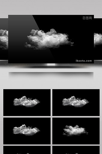 2组4K带通道丰富云层视频素材3图片