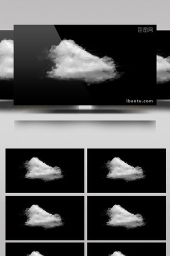 4K带通道丰富云层视频素材1图片