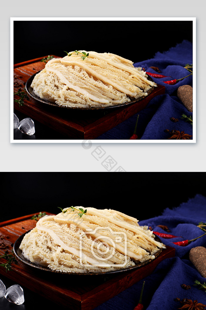 美食食材千层肚火锅食材高清摄影图