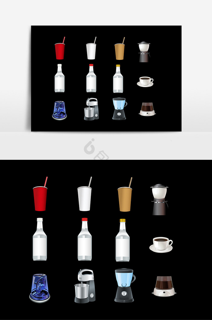 咖啡机咖啡饮料吸管图片