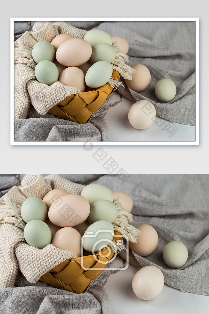 高清新鲜食材鸡蛋美食摄影图
