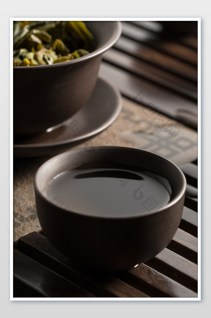 中式茶道铁观音茶叶高清摄影图片