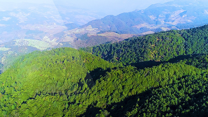 航拍大山4K视频