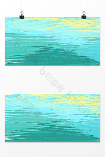 肌理蓝色海面质感油画背景图片
