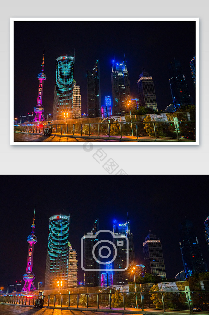 上海陆家嘴城市建筑夜景摄影图片26