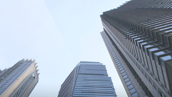 现代都市建筑商务旅游高楼大厦快节奏
