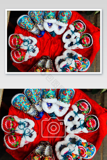 湖南民俗文化传统刺绣摄影图图片