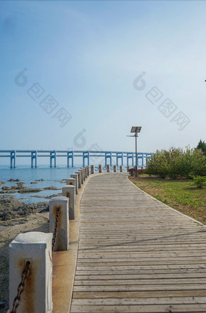 大连渤海湾景色摄影图片