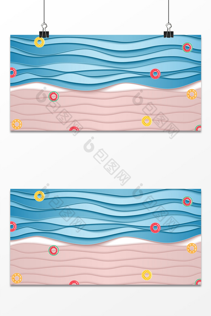 沙滩海滩波浪夏日图片图片