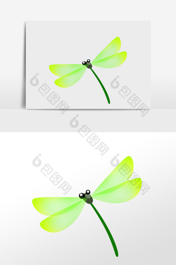 昆虫动物蜻蜓插画图片图片